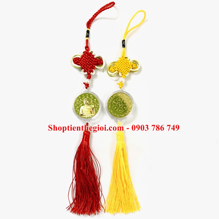 Dây Treo Xu Phật A Di Đà In Màu - SP005199